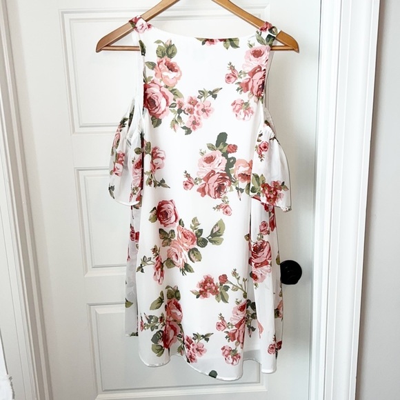 Show Me Your Mumu Floral Rosie Posie Birdie Ruffle Dress, Size XS NWT - Picture 4 of 5